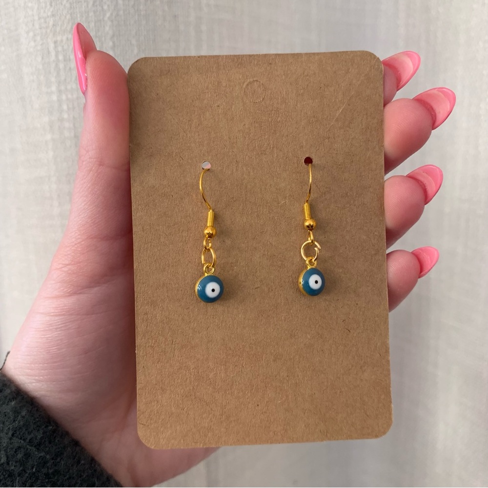 Handmade Evil Eye earrings